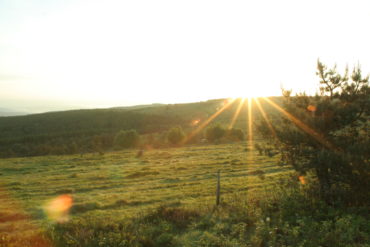 Lever de soleil en Margeride - Cantal