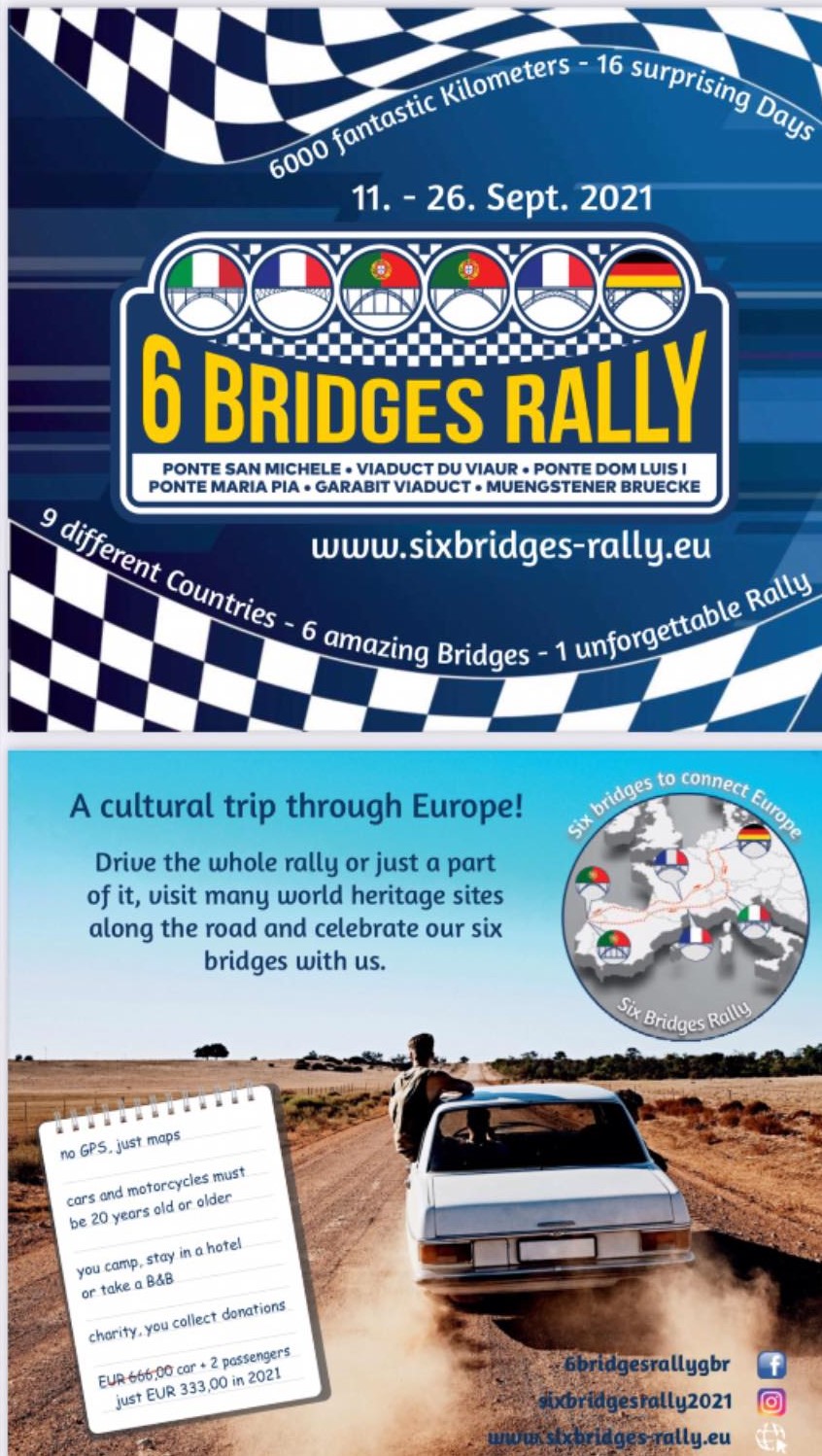 affiche 6 bridges rally