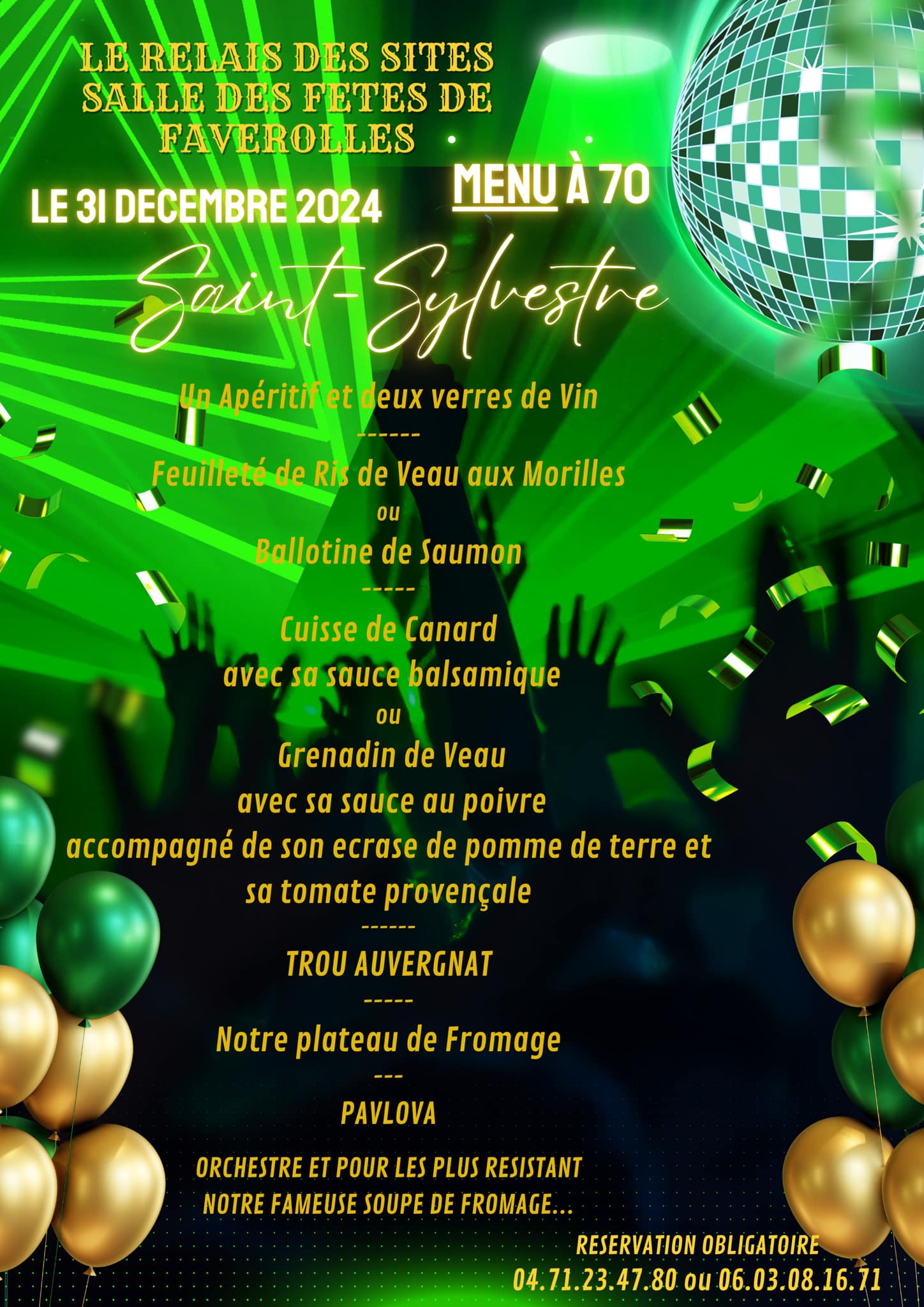 reveillon relais des sites faverolles 2024 2025